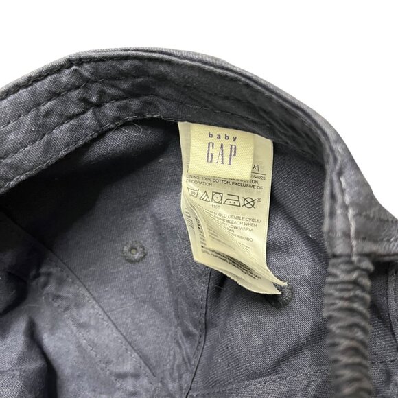 Baby Gap Navy and Blue Hat Spellout Patch Logo Small - Picture 5 of 10